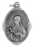 Traditional Catholic Saint Medal - st theresa