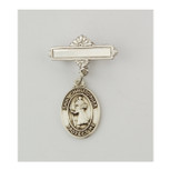 Sterling St Christopher Baby Pin Boxed