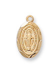 Gold on Sterling Miraculous Baby Pendant