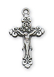 Sterling Crucifix on Baby Chain and Box