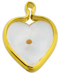 Mustard Seed Jewelry Pendant (Medium Heart)