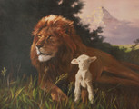 8" The Lion and the Lamb Artwork Print