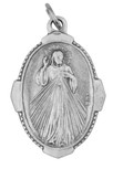 1" Traditional Saint Medals (divine mercy)