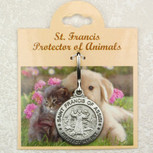 PEWTER ST FRANCIS PROTECT MY