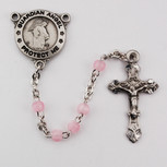 PINK GUARDIAN ANGEL ROSARY