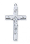 Crucifix Sterling Silver with 24" Chain