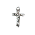 Crucifix sterling silver  with 16" Chain
