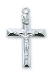 Sterling Silver Crucifix with 18" Chain and gift box