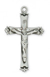 Crucifix Sterling Silver with 18" Chain and Gift Box