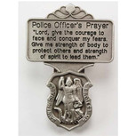 St. Michael Patron of Police Officers Protection Visor Clip