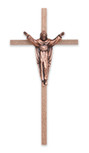 Walnut Traditional Risen Christ with Copper Figure Price  for 1 Dozen