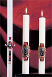Christ Victorious Complementing Altar Candles (80962502)