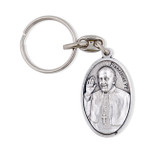 Pope Francis / Saint Christopher Key Chain