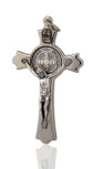 Beautiful St. Benedict Cross (Silver-Tone)