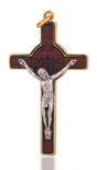 3" St. Benedict Crucifix (Gold-Wood)