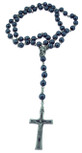 Colorful Italian Catholic Rosary - Grey