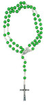Colorful Italian Catholic Rosary - Emerald
