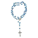 Glass Bead Catholic Rosary - Multicolor (Water)