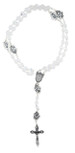 Immaculate Conception Catholic Rosary with Glass Beads (Crystal)