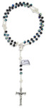 Faceted Glass Crystal Rosary Beads by Vatican Imports