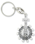 One Decade Rosary Key Chain - Miraculous Medal