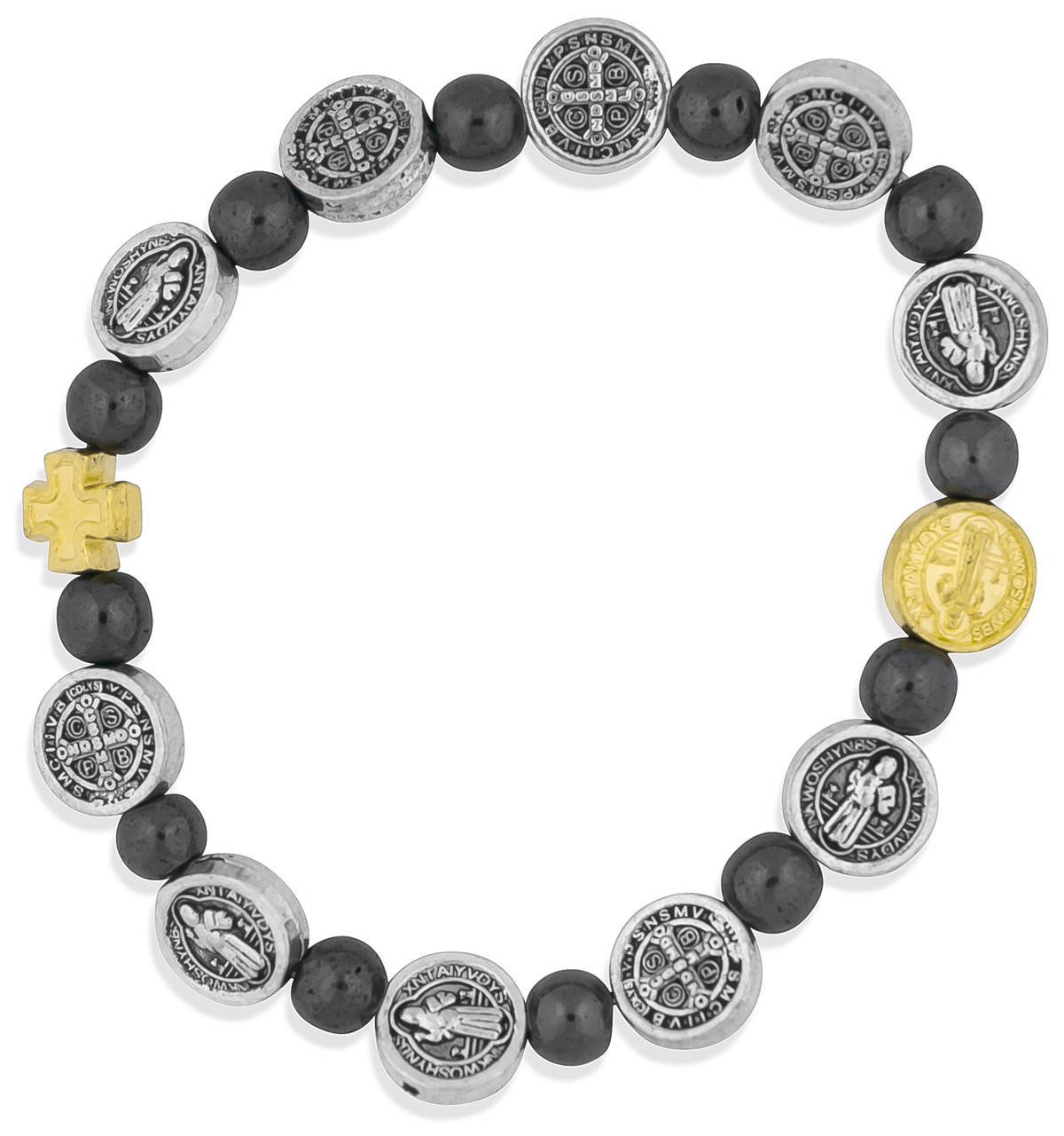 Saint Benedict Stretch Bracelet by Vatican Imports Trinity Church Supply