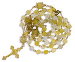 *FREE* Ornate Rosary with Artisanal Glass Beads and Gold-Tone Accents