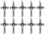 35mm Saint Benedict Rosary Crosses - Pack of 10