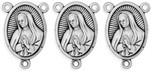 26mm Our Lady / Divine Mercy Rosary Center - Pack of 3
