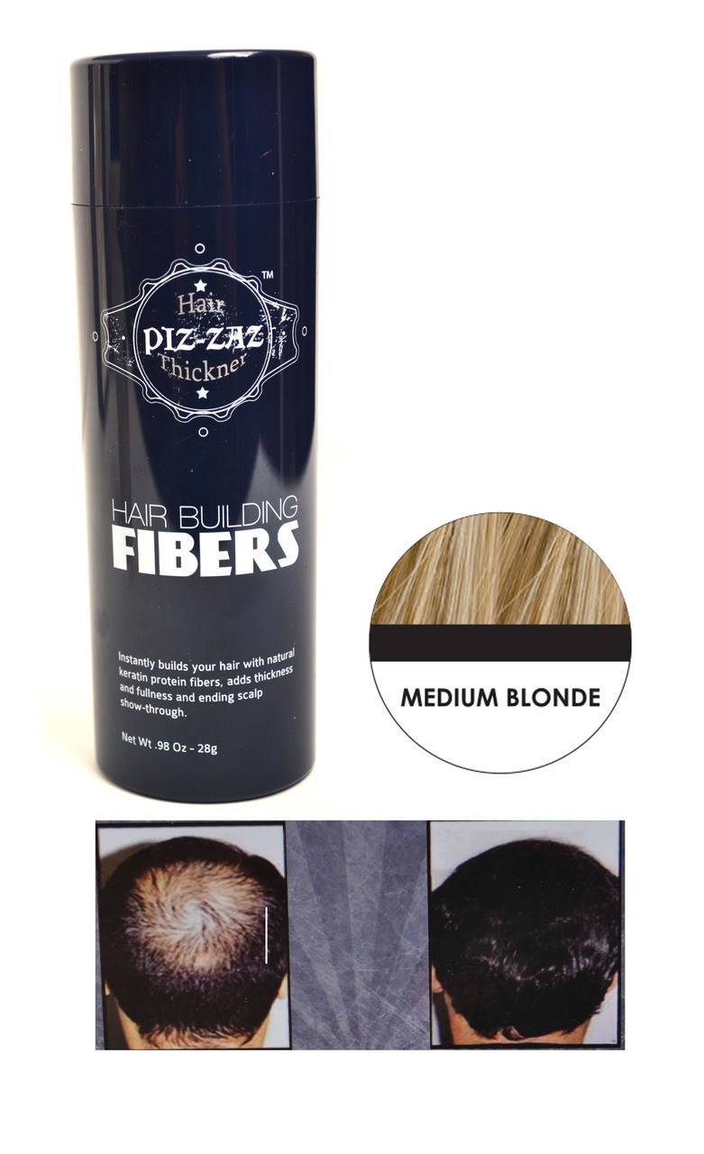All Natural Keratin Protein Hair Building Fibers By Piz Zaz