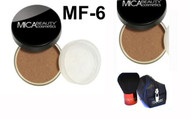 Lot 3 Items: 2x Mica Beauty Foundation Mf-6 Caramel   +Itay Mineral  Premium Kabuki Brush