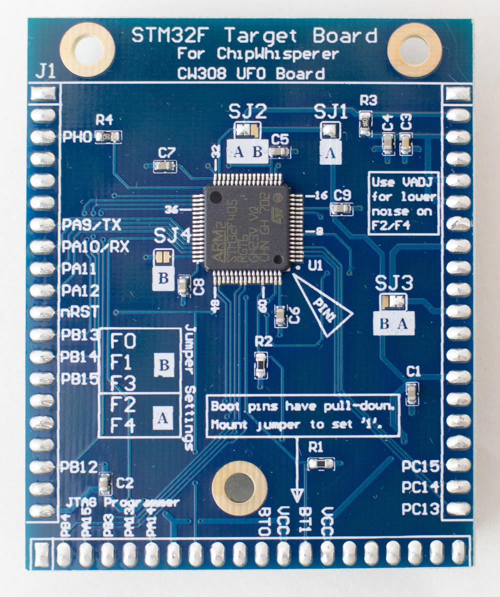 Stm32f4 Target For Cw308 Arm Cortex M4 1mb Flash 192kb Sram Newae Technology Inc