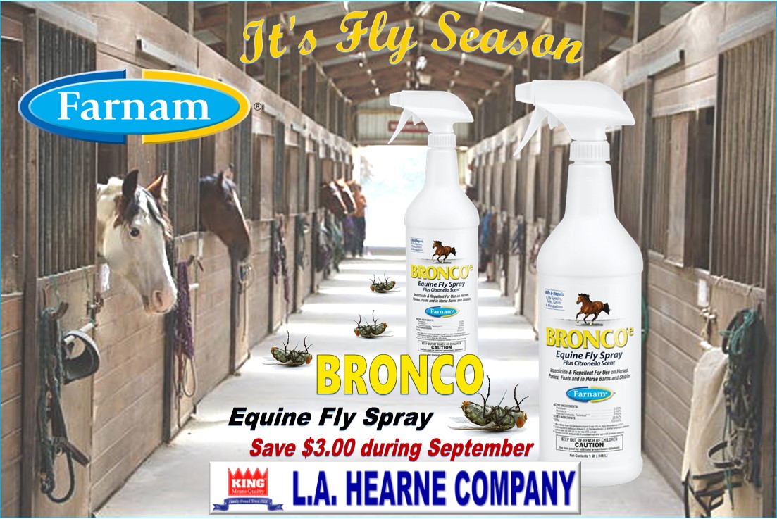 Farnam Bronco Equine Fly Spray, 32 oz. (Available for in store pick up