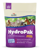  MannaPro HydroPak Multi Species Supplement Healthy Gut for all ages of cattle, horses, goats, lambs, pigs, rabbits, and poultry, 1 lb. 