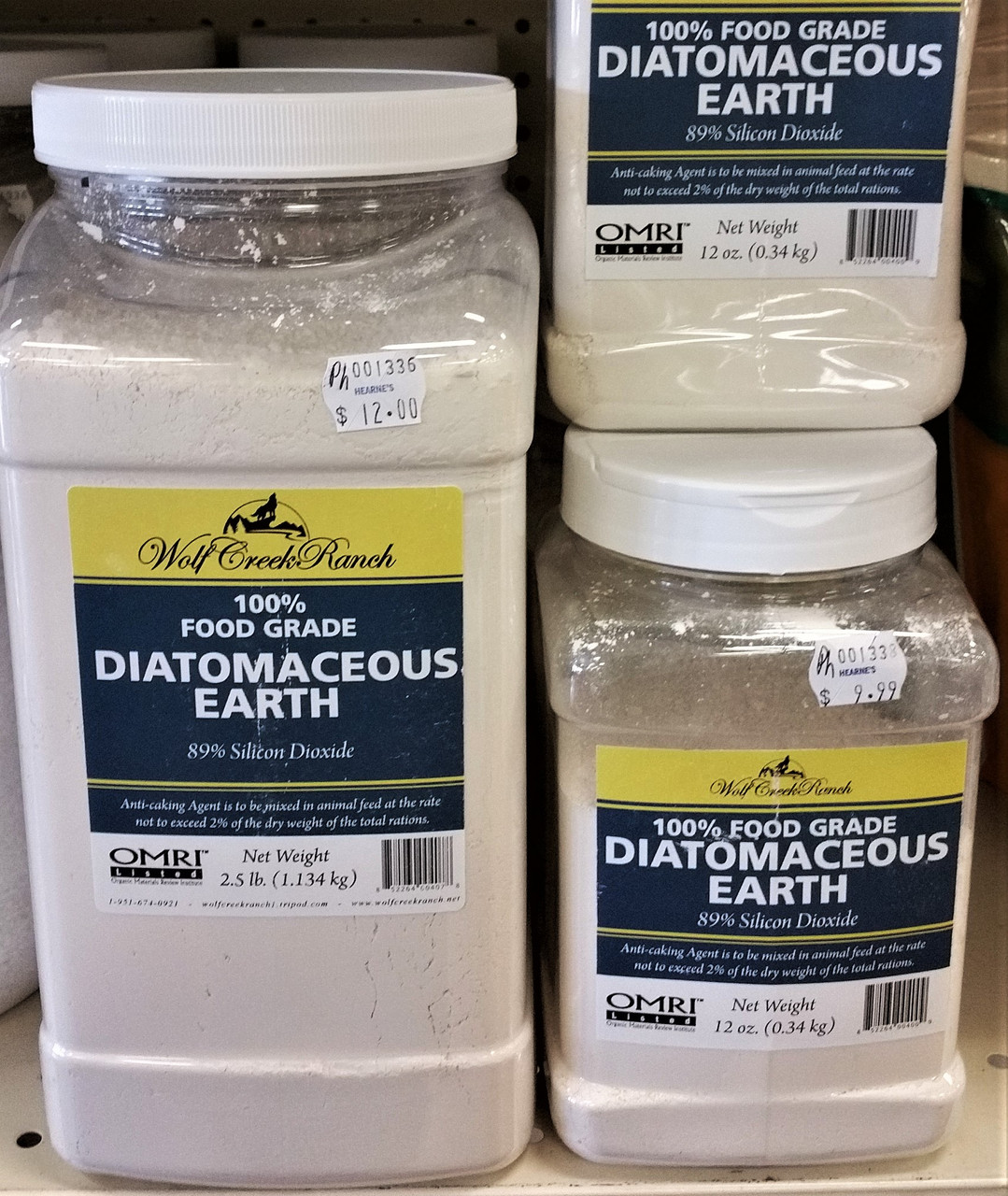 Buy Wolf Creek 100 FOOD GRADE Diatomaceous Earth Supplement, 2.5 lb.