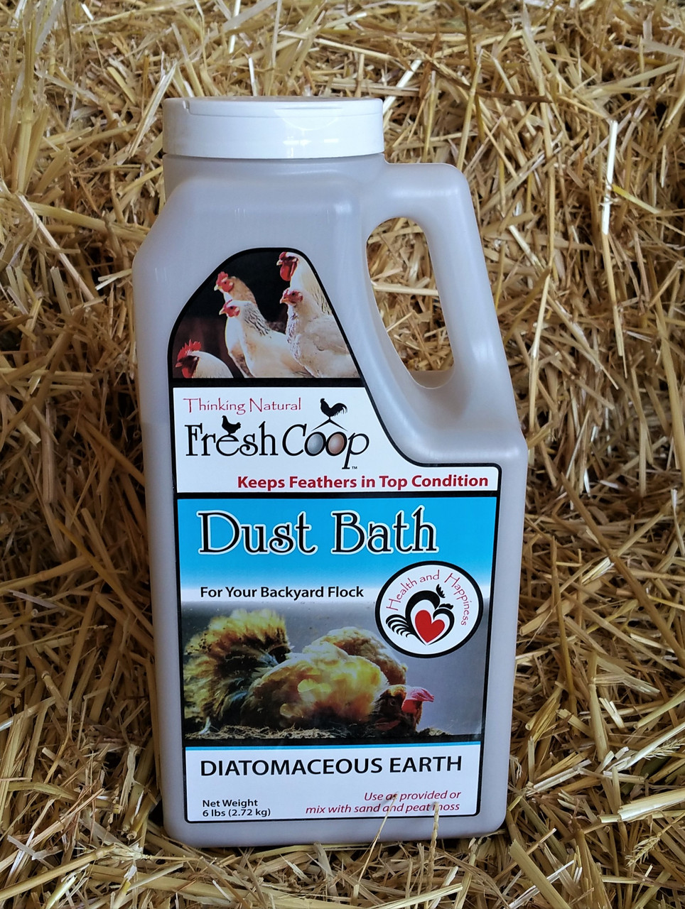 Chicken Health, Fresh Coop Dust Bath, Keeps Feathers in Top Condition