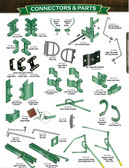 Powder River Livestock Handling Equipment Connectors Parts and Components, L.A. Hearne Company, Official Powder River Handling Dealer (Price & Quantities Subject to Availability)