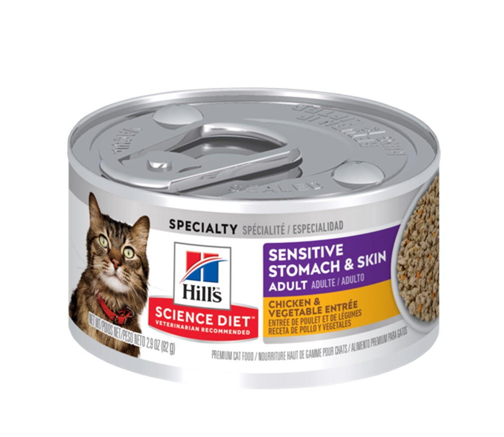 hill's science sensitive stomach cat food