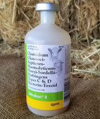  Vaccine, Cattle and Sheep Vaccine, Ultrabac 8 ... 50 Cattle Doses.  100 Sheep Doses  250 mL (in store pick up only)