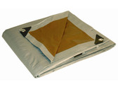 During November, SAVE on All Tarps, Tarp, DRY TOP HEAVY DUTY TARPS (BEST) Silver/Brown Reversible, Size 8' x 10'