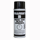 Sullivan's Prime Time Black Adhesive,  ideal for medium thinner hair types, 12 oz.