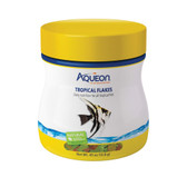 Fish Food, Aqueon Tropical Flakes, Daily nutrition for all tropical fish, Natural Ingredients, 2.29 oz. 