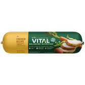 Refrigerated Dog Food, NEW Freshpet VITAL® Refrigerated Dog Food, BALANCED NUTRITION CHICKEN RECIPE W/ PEAS, CARROTS & BROWN RICE, 2 lb. Roll "REAL FRESH from the Fridge"  (Available for in-store pick up only at our King City Feed Store)