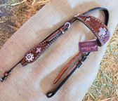 Horse Headstall by Bar H Equine, Bling Concho & Cross (in store only)