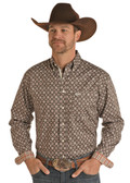 Panhandle Rough Stock Men's Stretch Long Sleeved Shirt  (Available in store only)