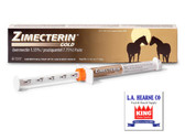 Zimectrin Gold Paste Horse Wormer, 1.55% Ivermectin and 7.75% Praziquantel, 1 dose