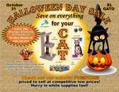 One Day Only, October 31st, Special El Gato SALE! SAVE on EVERYTHING For Your CAT! (in store)