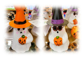 SAVE 30% Off All Halloween Giftware! Little Ceramic Ghosts (set of two)