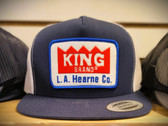 NEW! KING BRAND Summer Trucker Ball Cap, Blue and White