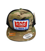 KING BRAND Trucker Ball Cap, Camo #2